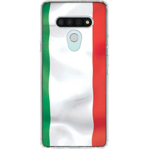 Italy Flag LG Stylo 6 Clear Case